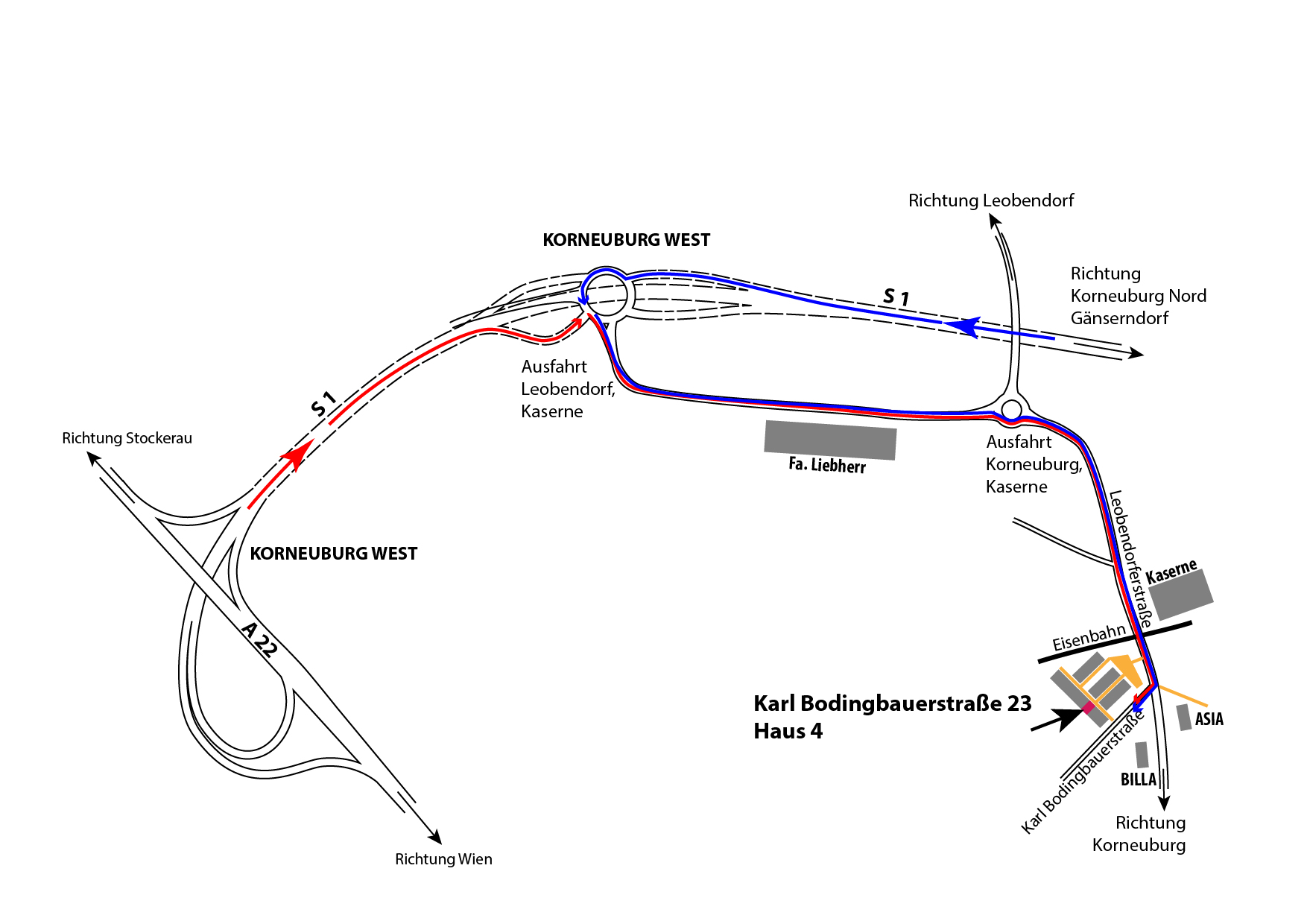 autoanfahrt praxis sommerfeld