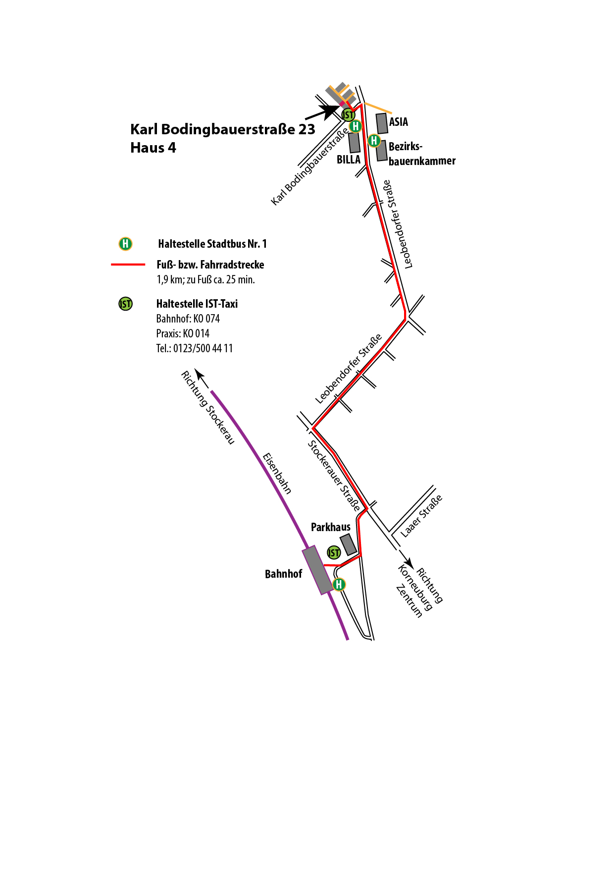 fussweg praxis sommerfeld